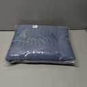 NICETOWN 100% Blackout Blind, Laundry Room Decor Window Treatment Curtains, Stone Blue, 1 PC, 52 inches x 90 inches, Thermal Insulated Energy Smart Drape and Drapery for Villa, Hall and Studio