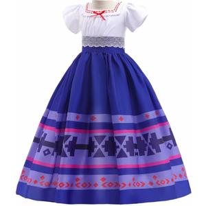 SZ-TONDA Kids Halloween Costume Dress - Girls Princess Party Cosplay Outfit Clothes Summer Dress  (110)