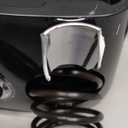 TUREWELL Water Flossing Oral Irrigator, 600ML Dental Teeth Cleaner 10 Adjustable Pressure, Electric Oral Flosser for Braces, 8 Replacement Jet Tips for Family (Black)