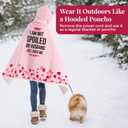 Wearable Heated Blanket Hoodie for Women, Valentines Day Gifts for Her Wife Women, Electric Throw Blanket, Heated Shawl Wraps Poncho, Mothers Day Birthday Anniversary Day Gift, Spoiled Wife Pink