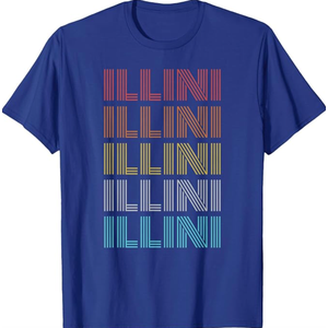 Retro Vintage Illini T-Shirt, XL