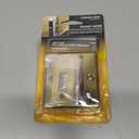 Prime-Line N 6771 Pocket Door Privacy Lock with Pull - Replace Old or Damaged Pocket Door Locks Quickly and Easily Brass (Single Pack)