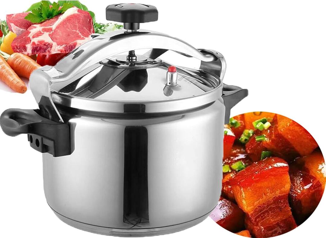 4 Quart olla de presin pequea & small pressure cooker & stainless steel pressure cooker & Super safety lock Explosion-proof,Suitable for All Hob Types,instant fast ollas de presin para cocinar (4L)