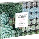 Galison Succulent Garden 500 Piece Double Sided Jigsaw Puzzle for Adults and Families, Fun Family Puzzle with Plants and Succulent Theme