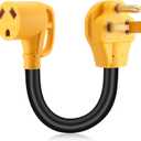 Kanayu NEMA 6-50P to TT-30R 50Amp to 30Amp RV Power Adapter Cord, 240V 3 Prong 50A Welder Male Plug to 30A RV Female Receptacle, Only for 240V 30 Amp, Not Convert to 120V, ETL Listed