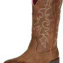 J's.o.l.e Fashion Cowboy Boots For Women Square Toe Wide Mid Calf Western Cowgirl Boots