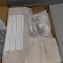 Fuqing Floating Corner Shelves, Wall Shelf Set of 3, Shelves for Wall Storage, Solid Wood Shelves for Storage, Wall Mount Wooden Display Shelf for Bathroom Bedroom Kitchen Garage, Carbonized Black