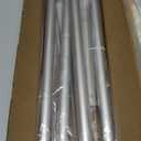 EBOATOP Silver Shower Curtain Rod - Tension Curtain Rod Adjustable 32 to 78 inch Spring Tension Shower Rod No Drilling Non Slip, Silver
