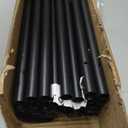 Room Divider, 4 Panel Folding Privacy Screen, 88 Portable Separating with 3 Metal Feet, Partition Room Dividers, Lightweight Freestanding Wall Divider Screen for Office Bedroom Hospital(Black)