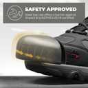 NORTIV 8 Waterproof Steel Toe Boots for Men Slip Resistant Safety Industrial Boots Paladin-Steel (12, Black-leather)