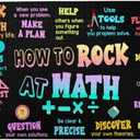 WZVZGZ How to Rock at Math Poster 300 Pieces Jigsaw Puzzles for Adults Children - Exercise Patience Puzzle Game - Education Intellectual Large Puzzle Game Toys Gift