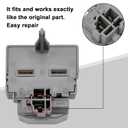2319792 W10197428 W10189190 TSD2 Refrigerator Start Device Compressor Run Capacitor W10662129 Fit for Whirlpool Kenmore Refrigerator Freezer,241527803 241941003 2255198,12vf-AMI PARTS