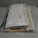 petizer Cat Bed for Indoor Cats, Large Covered Cat House with Scratch Pad, Foldable Cat Cave Bed & Hideaway Cube with Reversible Cushions, Cute Cat Condo for Multi Small Pet Kitten (Khaki) (Normal Wide)