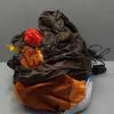 Black Santa Christmas Decorations, 7 Ft Tall 5 Ft Long African American Christmas Inflatable Black Nativity Scene Outdoor Decoration, Blow Up Jesus Manger Set with Built-in LEDs Xmas Decor Yard Lawn