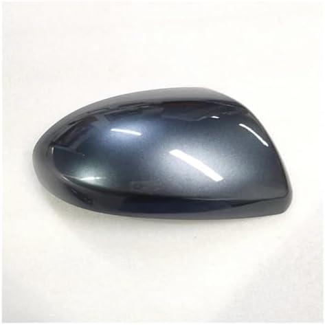 Cover For Mazda 2 For DEMIO 2007-2014 Mirror Cover Housing Lid Case Hatchback Rearview Decoration Door Mirror Cover Caps (R White)(R Gray)