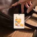 Aperol Spritz Car Air Freshener 4 Pcs, Watercolor Cocktail Scented Hanging Decor for Women Adults, Vehicles Home Bar, Trendy Drink-Themed Mirror Accessory Gift