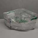iDesign Clear Plastic 1/4 Wedge Bin for Corner Lazy Susan Cabinet, Kitchen Cabinet Organizer, 4-Pack