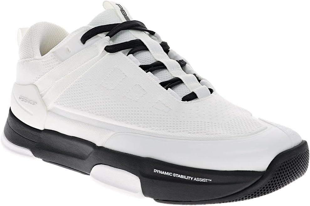 PB5 Court2 Womens Pickleball Shoes - Lightweight Pickleball Sneakers for Women, Indoor and Outdoor Court Shoes with Specialized Lateral Support and Traction. (9, White/Black)