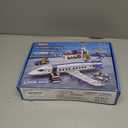 880 Pcs City Airport Passenger Terminal Building Set, 6 IN 1 Airplane Building Blocks Toy, STEM Aircraft Bricks with Shuttle Bus,Luggage Cart,Planes Model Toys Gifts for Adults Boys Ages 6-12+