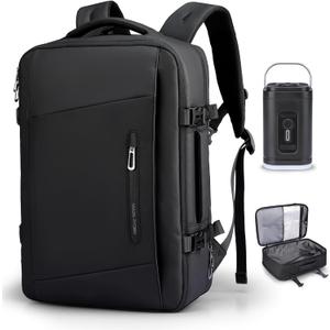 Mark Ryden Laptop Backpack Vacuum Travel 35L, Airpack with Pocket for Water Bottle, Vacuum Compression Bag with Air Pump, Ideal for Laptop, Travel, Business, College, Camping
