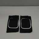 Volleyball Knee Pads for Dancers, Soft Breathable Knee Pads for Men Women Kids Knees Protective, Knee Brace for Volleyball Football Dance Yoga Tennis Running Cycling Workout Climbing (Large, Black White)