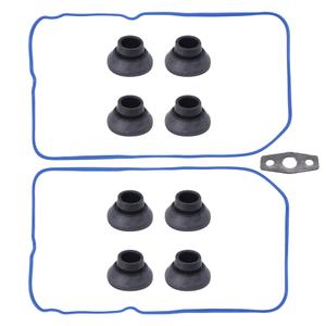 HiSport VS50504R1 Valve Cover Gasket Set VS50250A - Compatible with Chevy Cadillac GMC Hummer Buick Pontiac Saab Isuzu Avanti 1999-2018