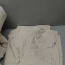 Cream Oversized Queen Comforter Set - 3 Pieces Seersucker Lightweight Bedding Comforter Sets (1 Soft Fluffy Comforter & 2 Pillowcases) - All Seasons Cozy Farmhouse Bed Sets for Women Men