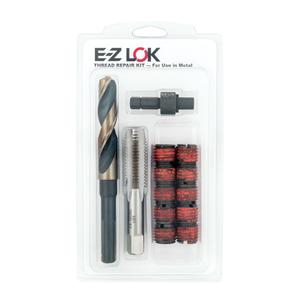 E-Z LOK EZ-329-820 Thread Repair Kit for Metal Carbon Steel Threaded Inserts 1/2-20 and Installation Tools