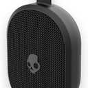Skullcandy Ounce Wireless Bluetooth Speaker - IPX7 Waterproof Mini Portable Speaker with 16 Hour Battery, Downward Firing Passive Radiator, and Ballistic Nylon Carry Strap (Black)