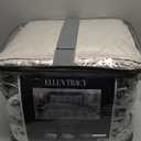 ELLEN TRACY 4 Piece Bedding Set Queen size. 1 Comforter 90×90 inch, 2 Comforter Shams 20×26 inch, 1 Quilt, 90×90 inch