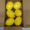 Novabright 12 Pcs Artificial Artichokes and Lemons Set Realistic Green Artichokes Yellow Lemons Fake Vegetables and Fruits for Kitchen Decor Centerpiece Bowl Fillers