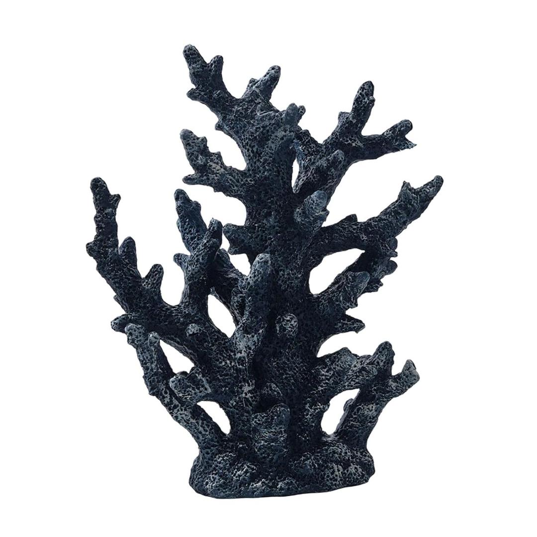 Artificial Coral Fish Tank Decor Craft Coral Statue for Fish Tank Home Shelf Black|Home & Garden | Home Décor| Figurines
