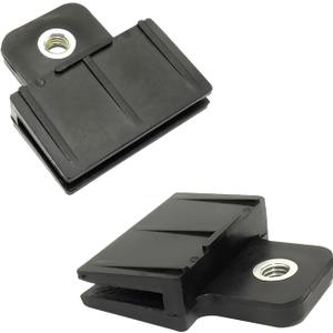 Shakas Window Door Glass Channel Clip, Solid Structure Glass Lifter Bracket Slot Fixing Clip, Quick Installation Repair Replacement Accessories, Universal for Most Cars (Black)