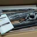 Treadmill Desk Small Adjustable Height Standing Desk for Walking Pad, Trainer Stand Table for Indoor Bike, 32/47 Inch Portable Bar for Treadmill Walking Pad Spin Bike Exercise Equipment (Black)