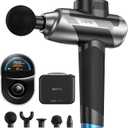 RENPHO Massage Gun, Christmas Gifts, Deep Tissue Back Massage for Athletes Men Women, 6-12mm Adjustable Amplitude Professional Muscle Massage, Color Display