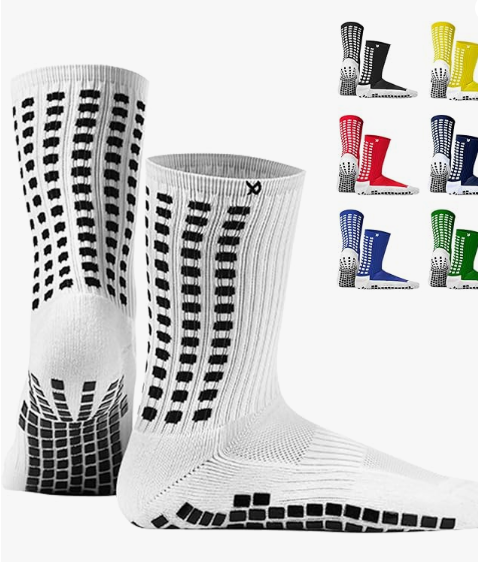 Lux Dual Grip Socks - Soccer Grip Socks for Men and Women. GripArray Performance & Comfort