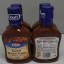 Kraft Sweet Brown Sugar Slow-Simmered Barbecue Sauce, 18 oz Bottle , Set Of 4 BB 8/10/25