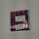 Outus 100 Pcs Patriotic Labor Veterans Day Celllo Treat Bags Bulk 4th of July Goodie Blue Red USA Star Candy Cellophane Plastic Bag with 100 Silver Twist Tie for American Party Supplies Favor Gift