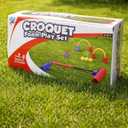 MISCO TOYS Croquet Foam Play Set (Indoor/Outdoor) 2-4 Players