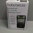 Baby Brezza 10 Minute SuperQuick Bottle Sterilizer + Dryer - Large 8 Bottle Capacity - Steam Sanitization – Universal Fit for All Bottles: Plastic + Glass + Pacifiers + Breast Pump Parts, Matte Black