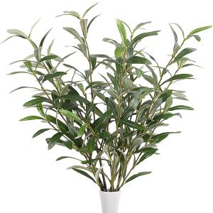 SzJias Olive Branches for Vases Faux Olive Branch Fake Olive Tree Branches Olive Stems for Vase(5 Branches)