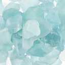 5LB Frosted Sea Glass Vase fillers Crushed Glass, Sea Glass Decor Ideal for Christmas DIY Craft, Aquarium Gravels, Home Decor Crushed Sea Glass Pieces for Beach Wedding, 0.7-3 Inch Turquoise