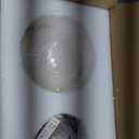 Meefad Globe Bedside Lamp, Modern Cute Night Light with Glass Shade, Marble Base, Small Table Lamp for Bedroom - White