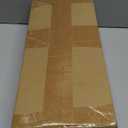 downluxe Bistro Chair Cushions for Patio Furniture, Water-Resistant Round Outdoor Chair Cushions Set of 2 with Non-Slip Ties, 15" x 15", Black