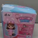 33Pcs Pet Doctor Kit for Toddlers - Dress Up Costume & Pretend Doctor Play Set with Cat Toy, Stethoscope, Portable Pet Vet Roleplay Toy, Christmas Birthday Gifts for Ages 3 4 5 6-8 Year Old Boys Girls