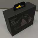 Aulumu A29 Geometric AirPods 4 Case with Lock | Protective Cover with Nylon Buckle | Alloy Armour | Compatible with Apple AirPods 4th (2024)  Black