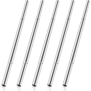 Set of 4 Golf Club Extensions Steel Shaft for Iron Wooden Golf Repair and Replacement of Equipment Parts (Fits 0.58 Inch Outer Diameter)