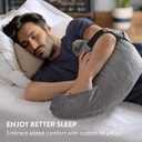 Shoulder Support Pillow - Plush Arm Support, Adjustable Strap, Shoulder Surgery Recovery, Machine Washable