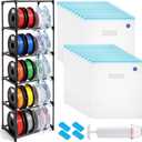 3D Printer Filament Storage Rack 5 Tier with 20 Vacuum Storage Bags