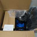 Knee Scooter, 300lbs Capacity, 13" Big PU Seat, All Terrain Foldable Knee Scooter Walker with Bag for Foot Injuries Compact Crutches Alternative (Blue)